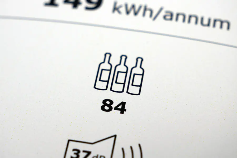 capacite cave a vin etiquette energie