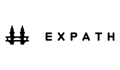 Expath logo with stylized bridge icon and the word EXPATH in bold black letters.