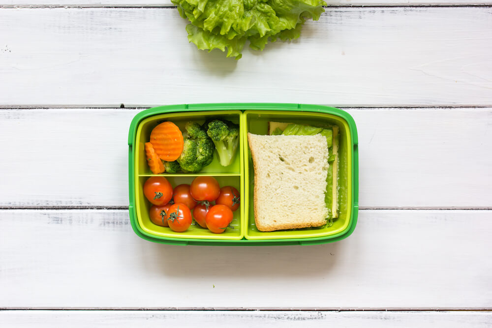 Practising routines - school lunchbox 