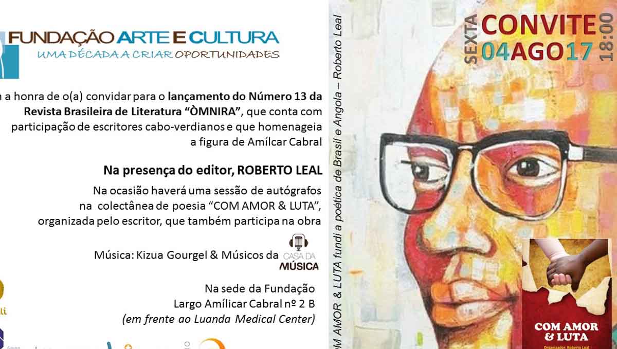 Revista cultural brasileira será lançada em Luanda