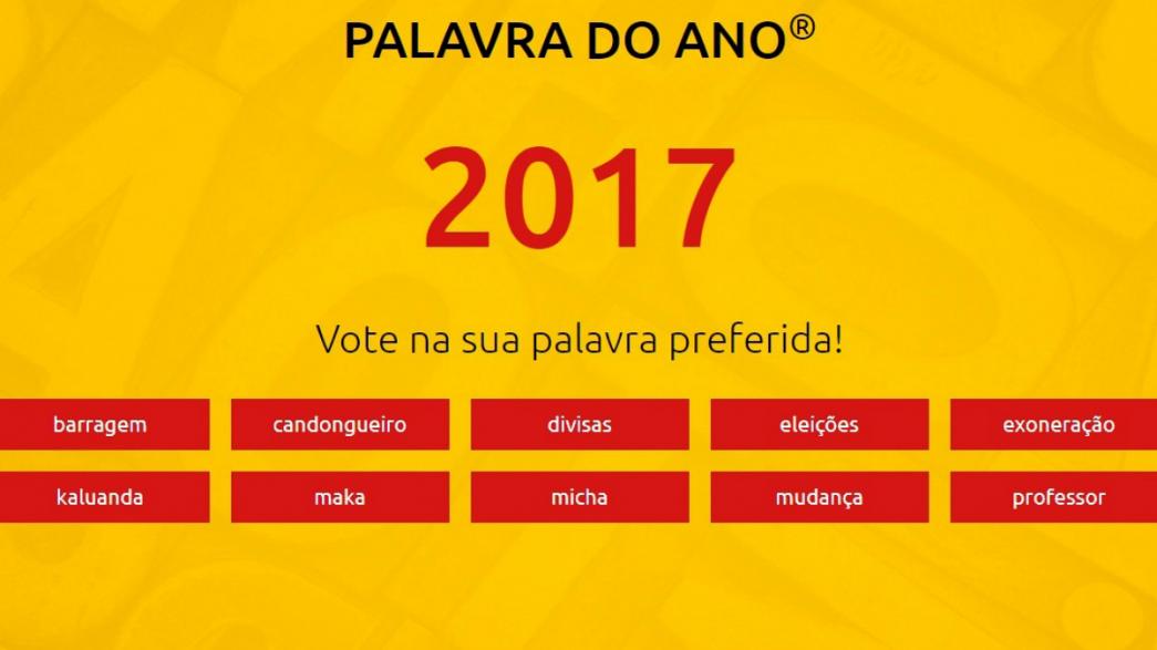 "Exoneração", "mudanças" e "divisas" candidatas a Palavra do Ano de 2017