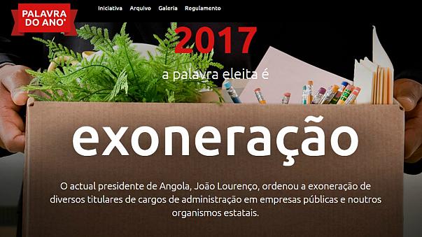 "Exoneração" vence Palavra do Ano de 2017