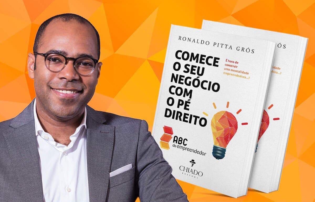 Ronaldo Pitta Grós lança livro com orientações para iniciar um negócio "com o pé direito"