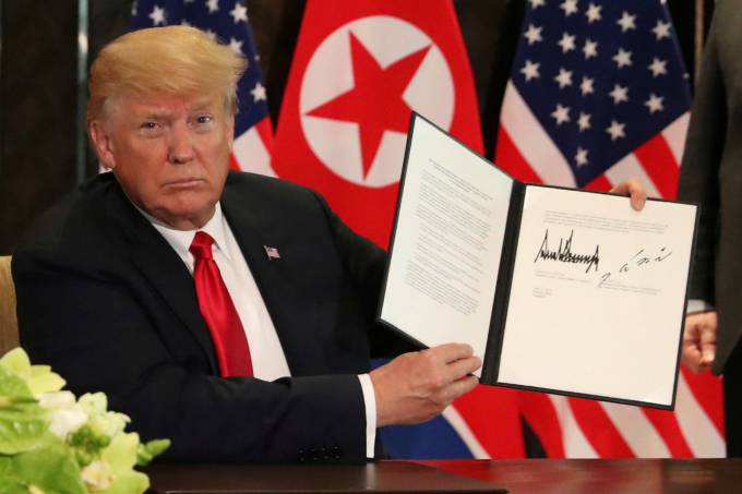Trump pode receber o Prémio Nobel da Paz, depois do histórico acordo com Kim Jong-un