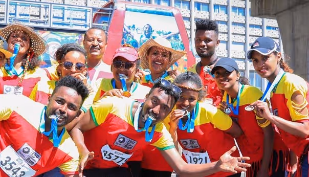 Grande Corrida Etíope com pacote promocional para participantes
