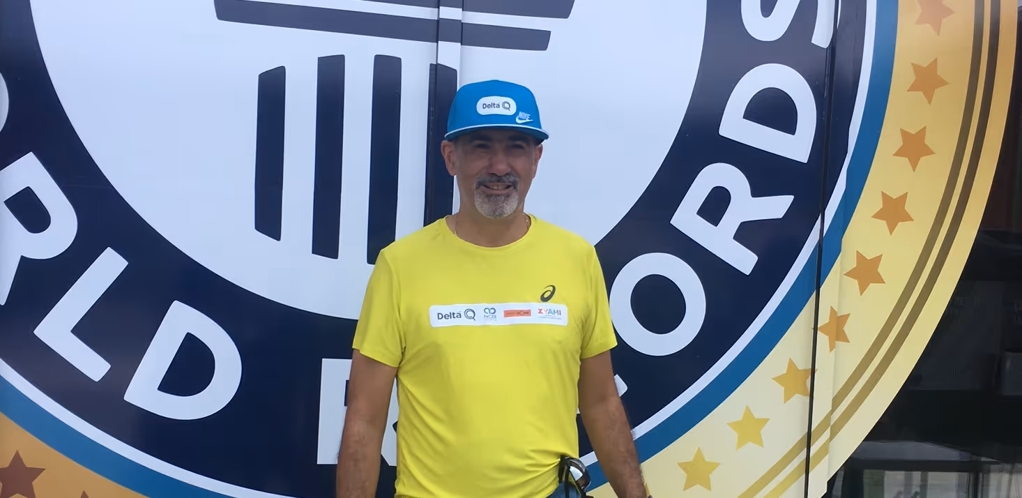 Delta Q patrocina novo Record Mundial em Esteira em Angola