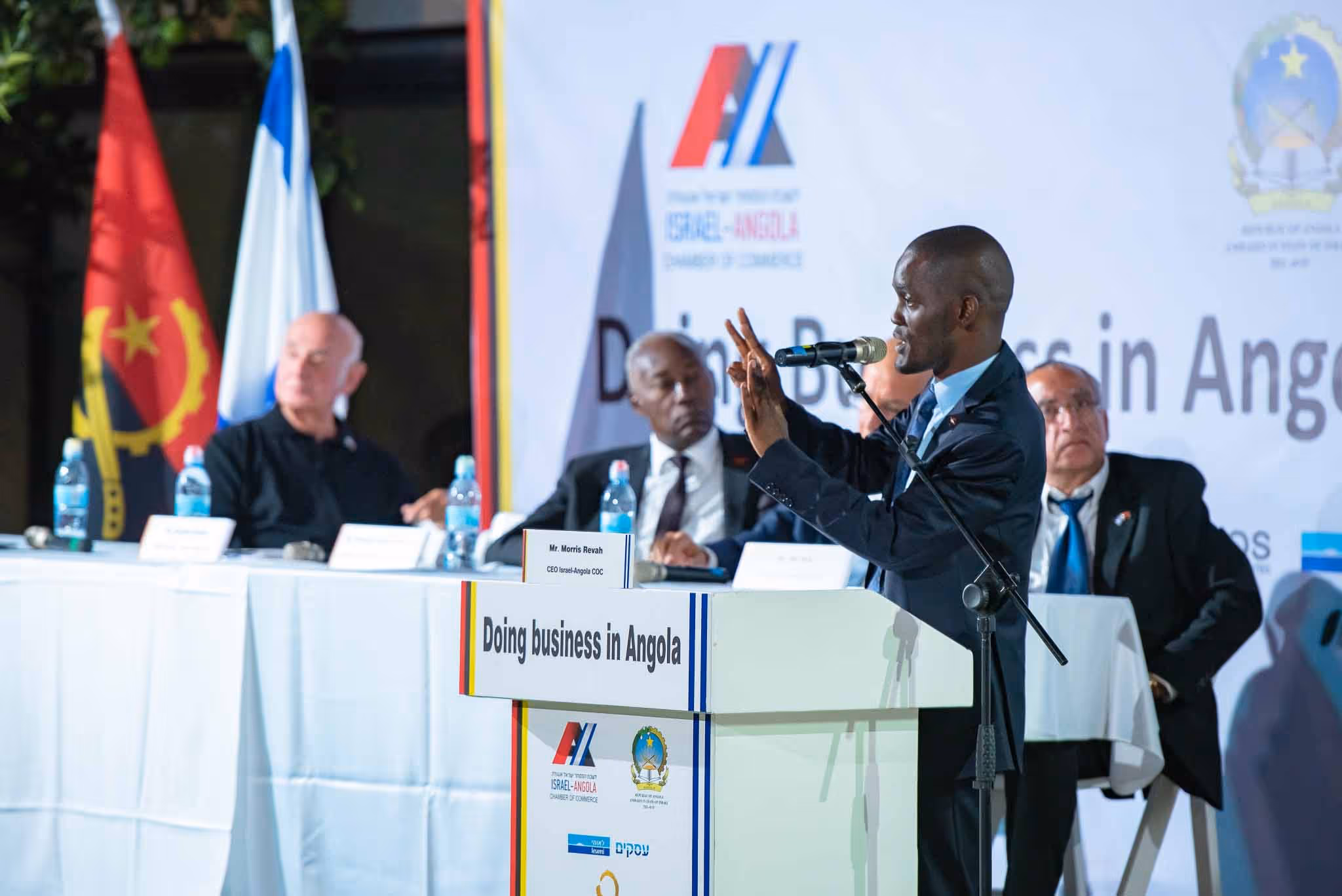 Angolanos são recebidos em Israel no 2º Fórum Empresarial em 2019