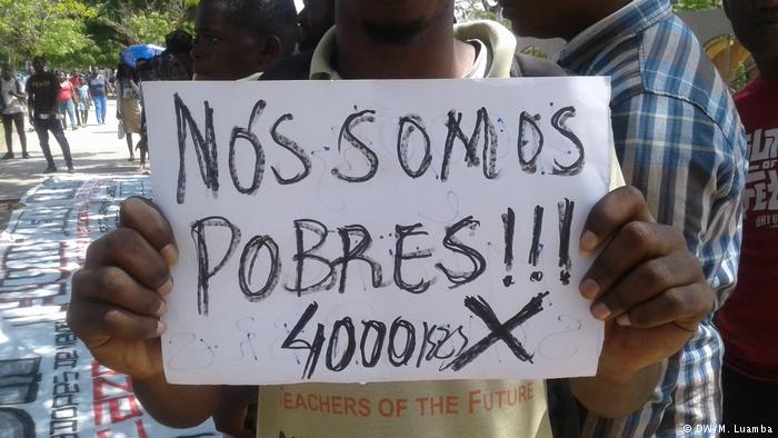 Taxa da UAN leva jovens a se manifestarem