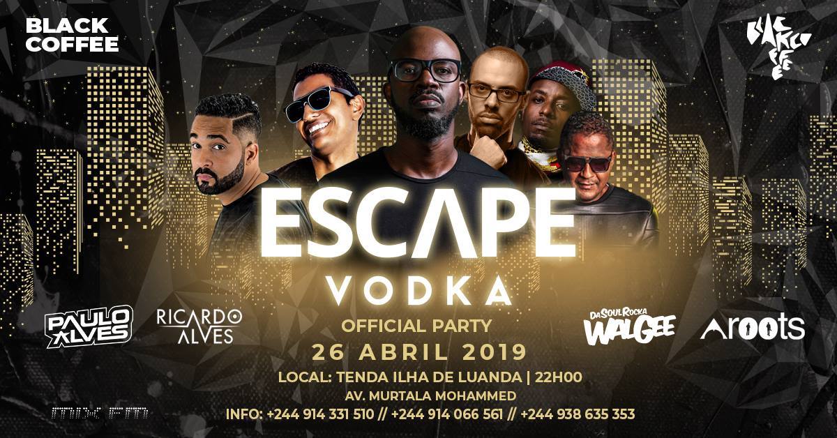 Black Coffee anima “Escape Vodka”
