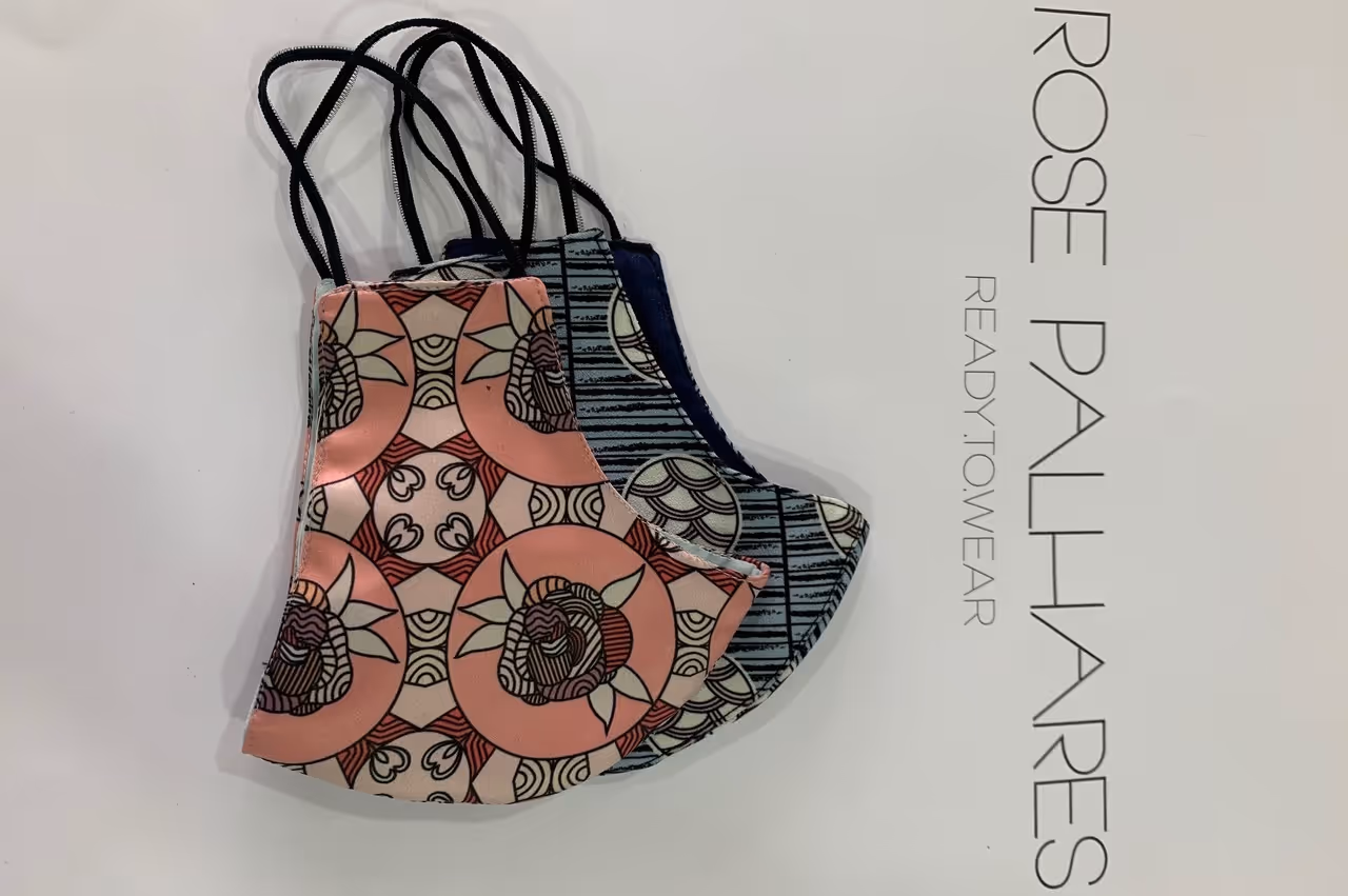 Rose Palhares apresenta colecção de máscaras de protecção 