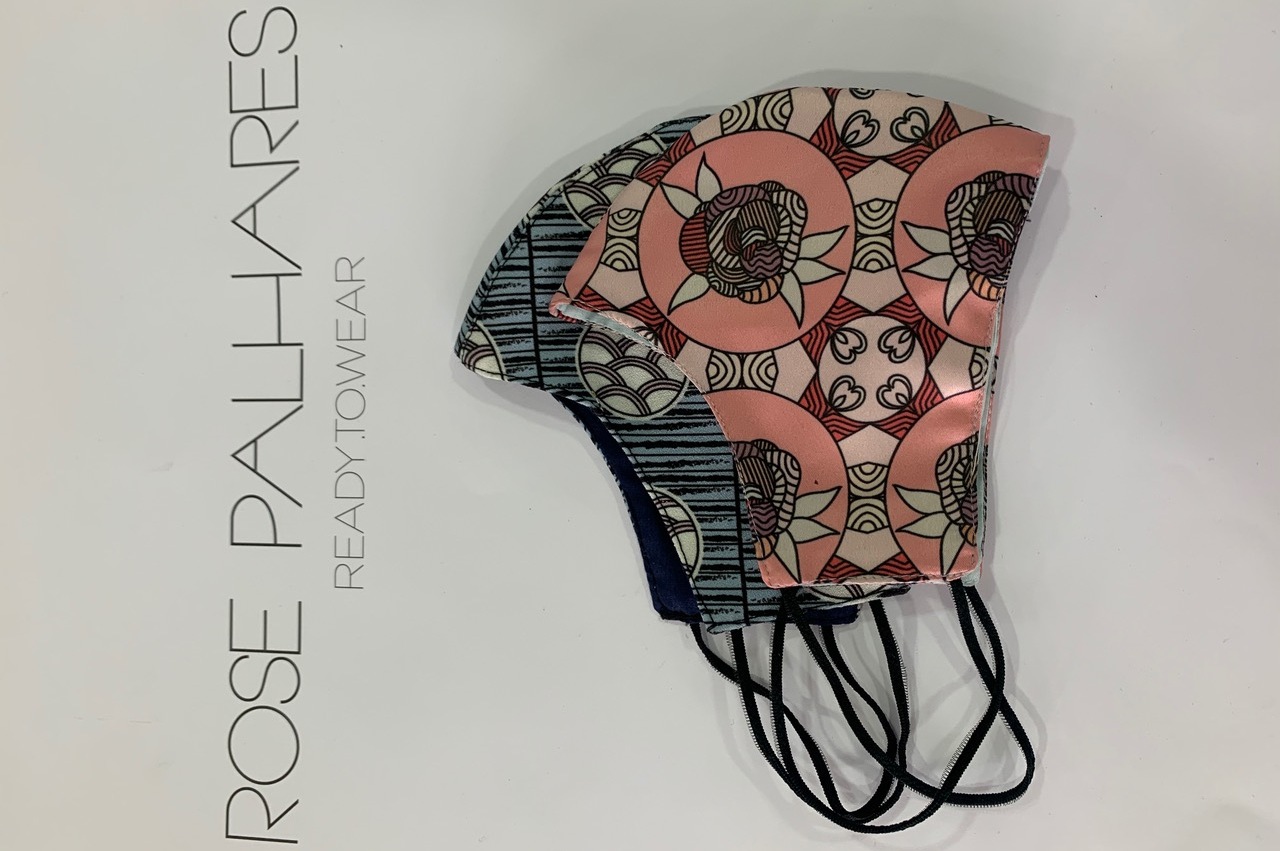 Rose Palhares apresenta colecção de máscaras de protecção 