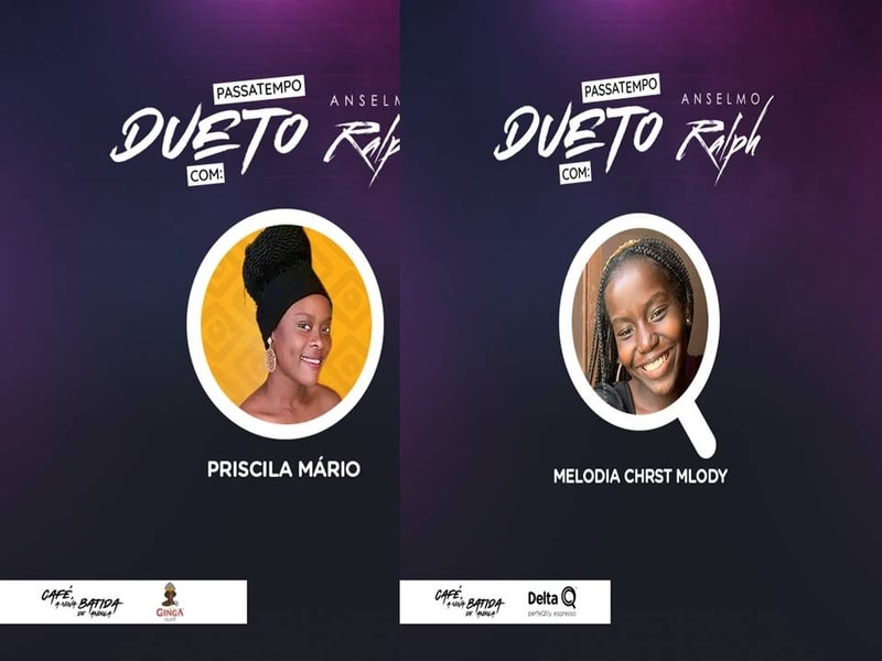 Priscila Mário e Melodia Chrst Mlody vencem passatempo de duetos com Anselmo Ralph
