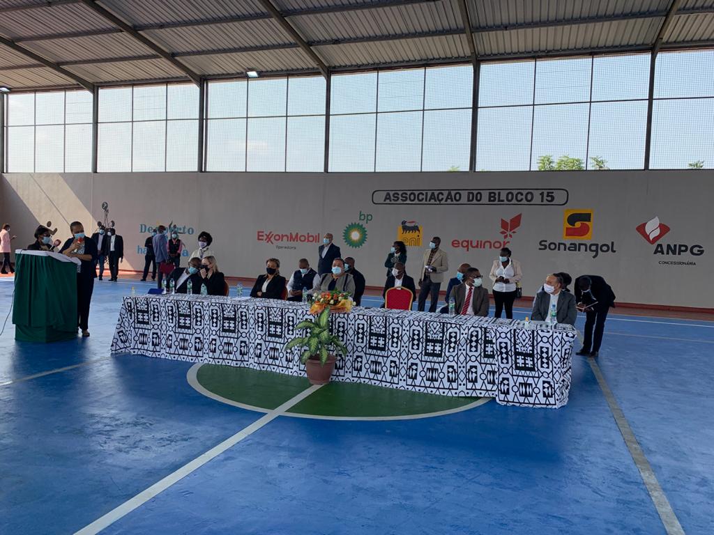 ANPG e parceiros inauguram pavilhão desportivo com um investimento de 350 mil dólares