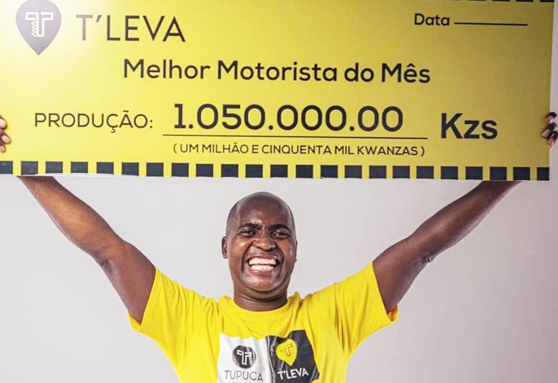 T ́Leva atribui viatura ao Melhor Motorista do Mês 