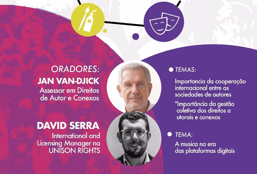 Palestra aborda a importância da gestão dos direitos de autor