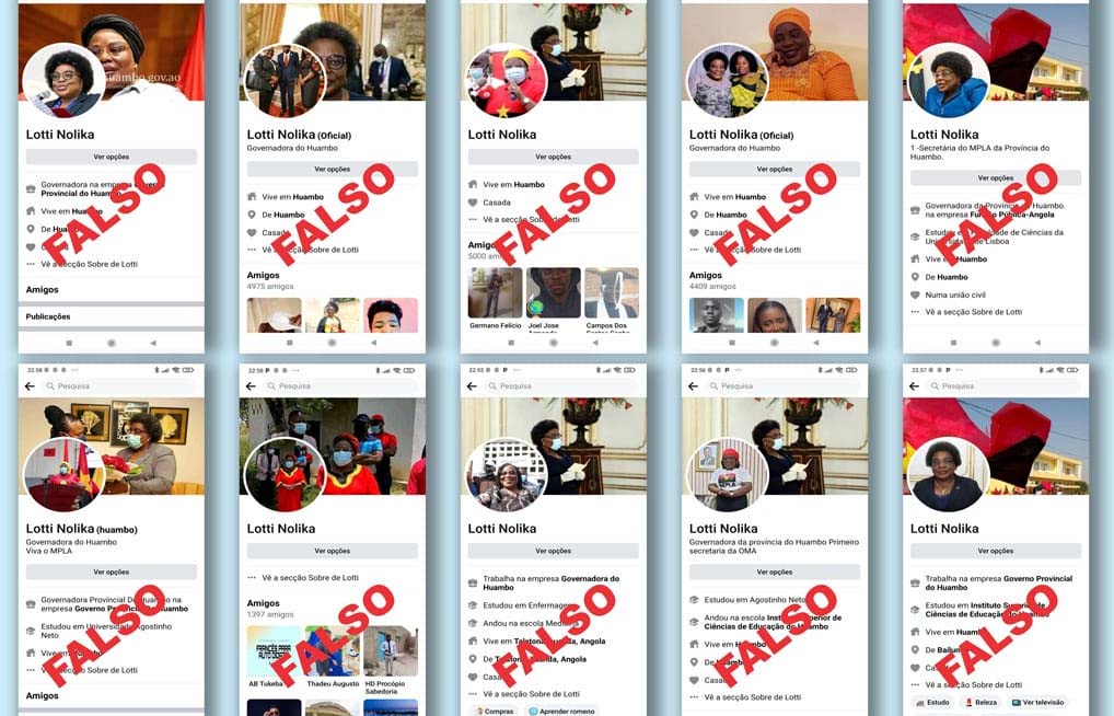 Huambo: Perfis falsos da governadora anunciam ofertas de emprego