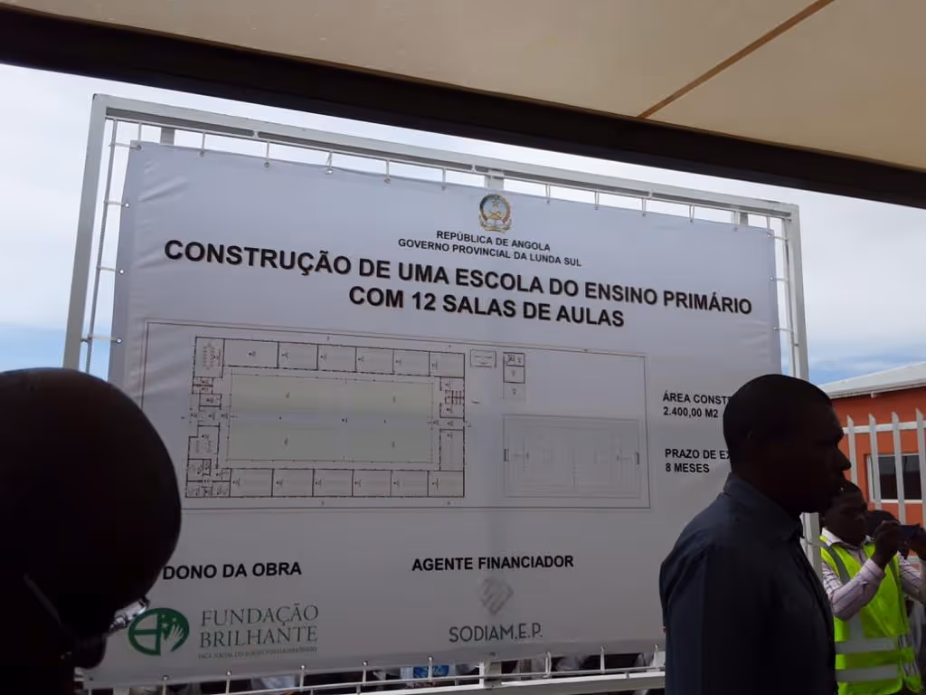 Novos empreendimentos em Saurimo são uma aposta forte na educação e na formação 