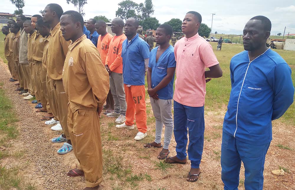 Reclusos do Serviço Penitenciário do Cuando Cubango beneficiam de formação profissional 