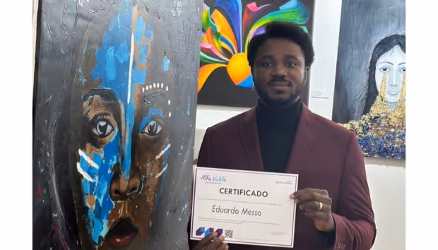 Eduardo Messo expõe “Afrotopia” na Suíça