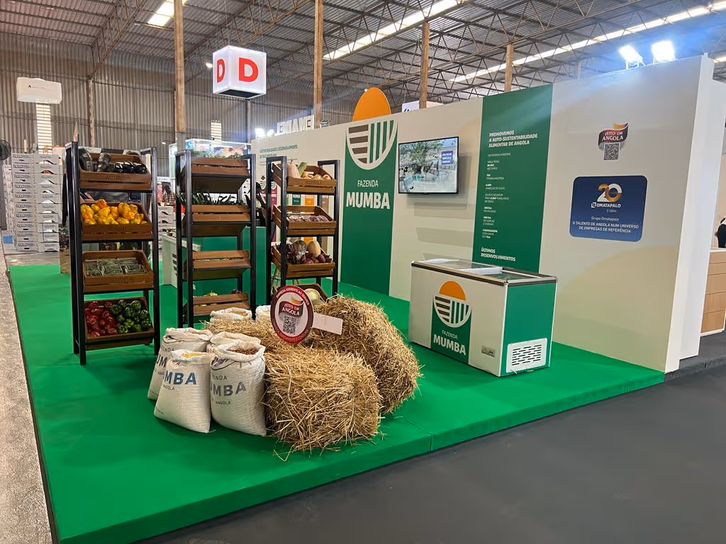 EMADEL e Fazenda Mumba mostram empenho na produção nacional na Expo Feito em Angola  