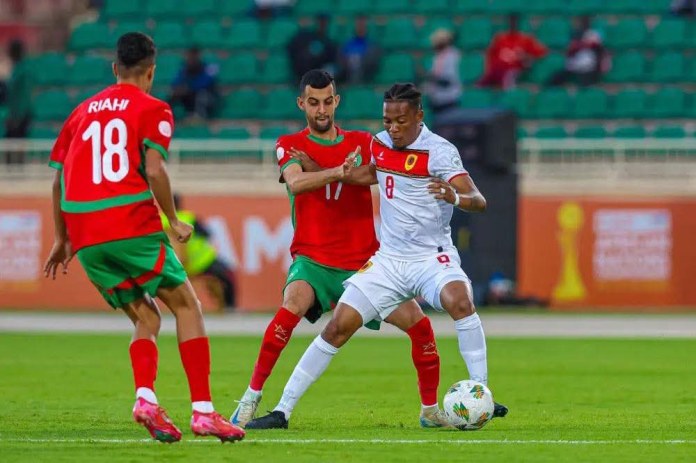 Angola estreia no CHAN 2025 com derrota diante de Marrocos