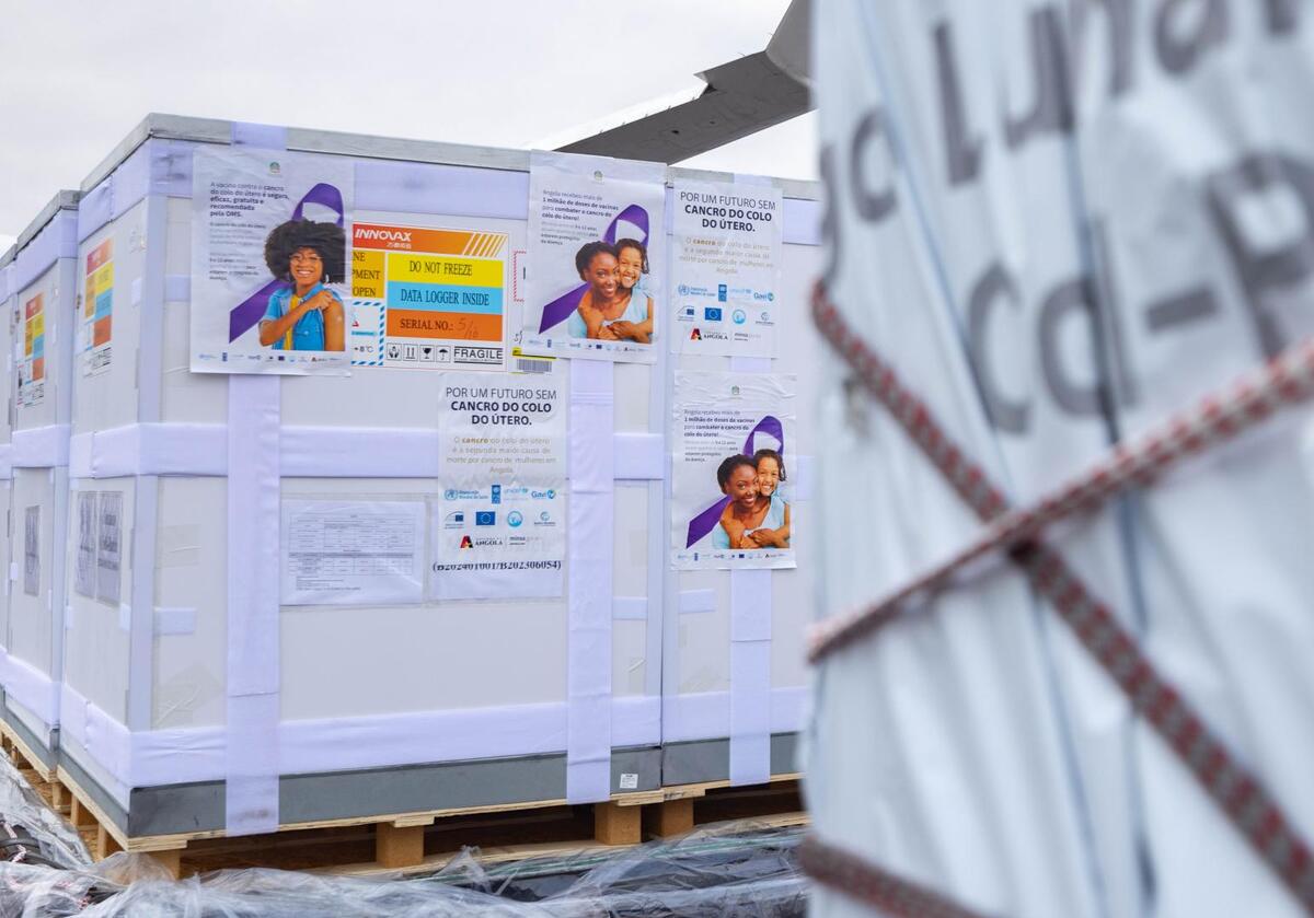 Angola inicia vacinação contra cancro do colo do útero para meninas de 9 a 12 anos