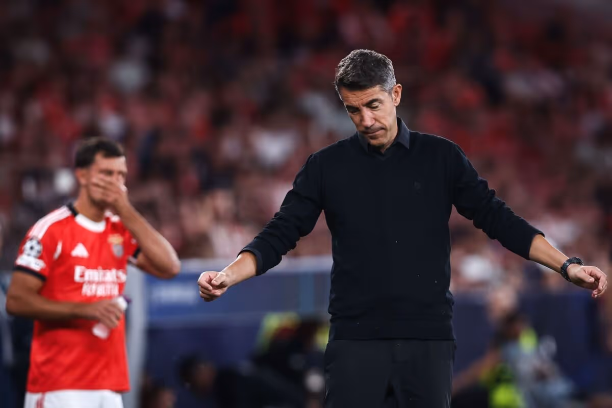Bruno Lage despedido do Benfica após derrota com o Qarabag