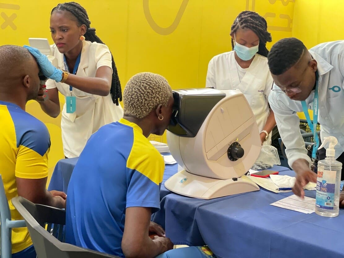 Centrooptico leva saúde visual e auditiva a centenas de atletas em Angola