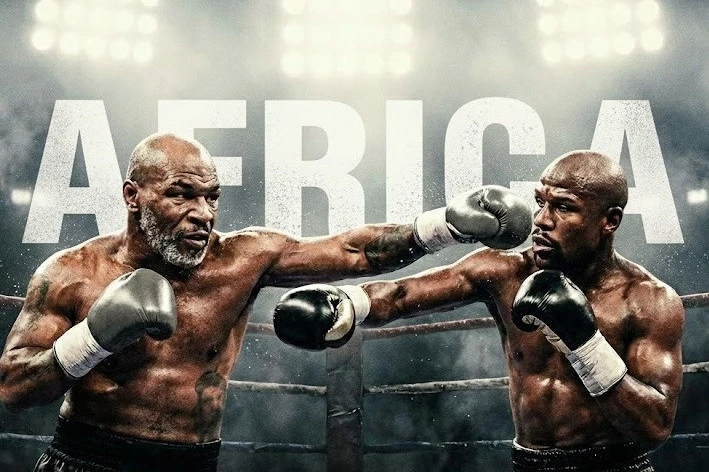 Mike Tyson e Floyd Mayweather enfrentam-se em duelo histórico na República Democrática do Congo