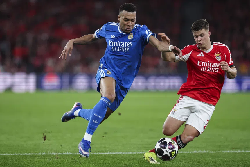 Mbappé falha confronto decisivo com o Benfica por lesão persistente