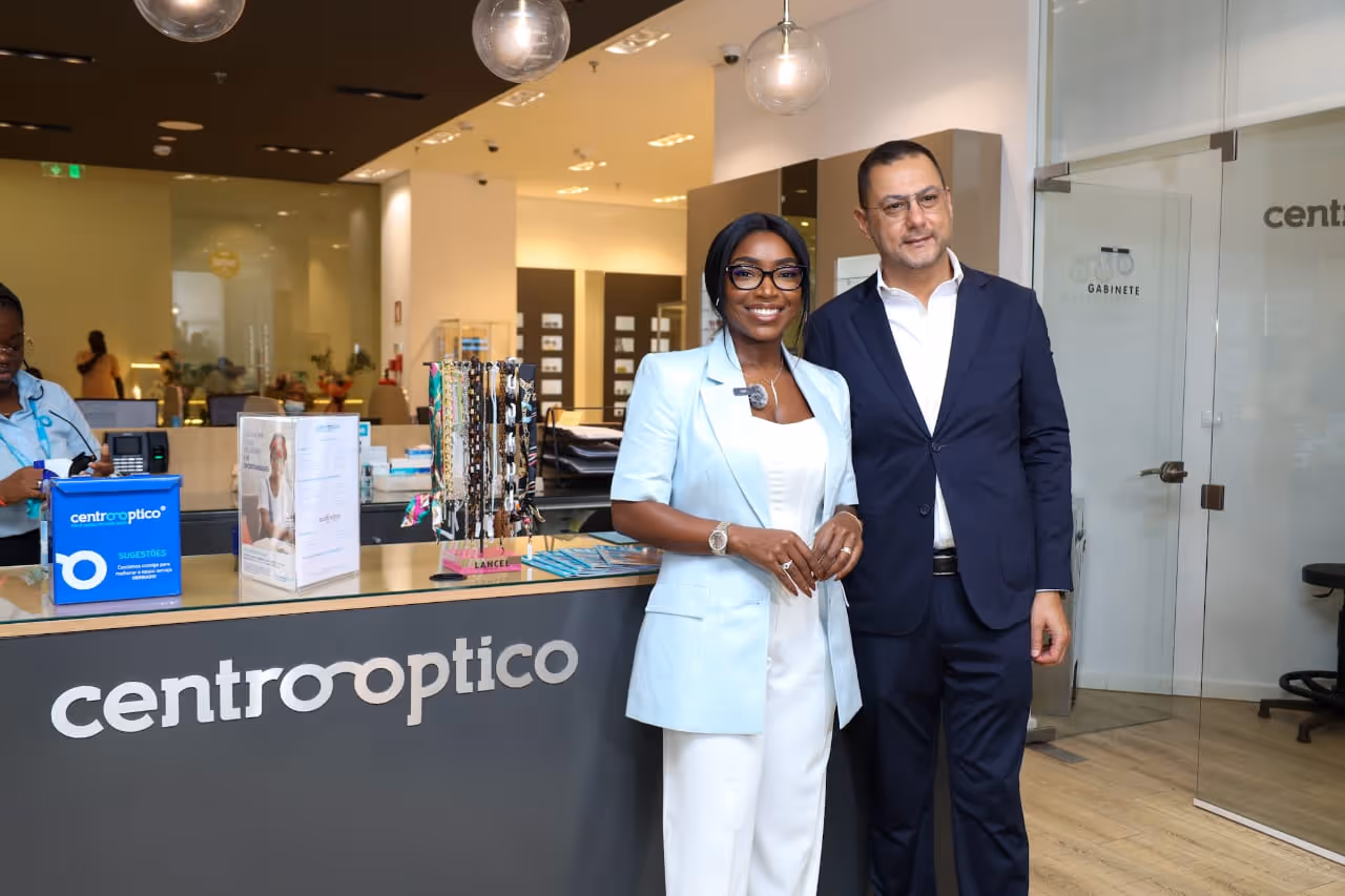 Pérola torna-se embaixadora do Centrooptico e reforça campanha pela saúde visual em Angola