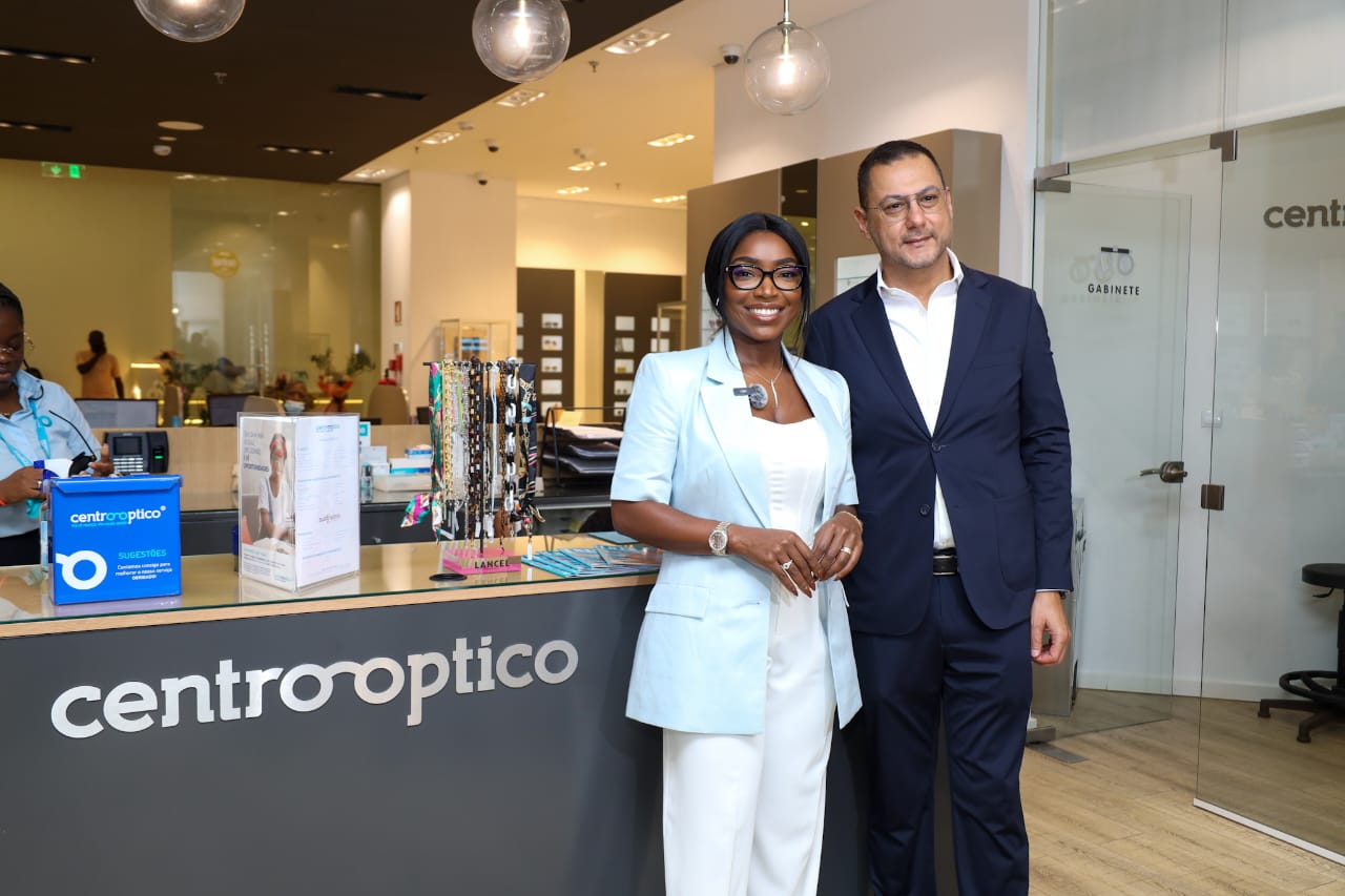 Pérola torna-se embaixadora do Centrooptico e reforça campanha pela saúde visual em Angola