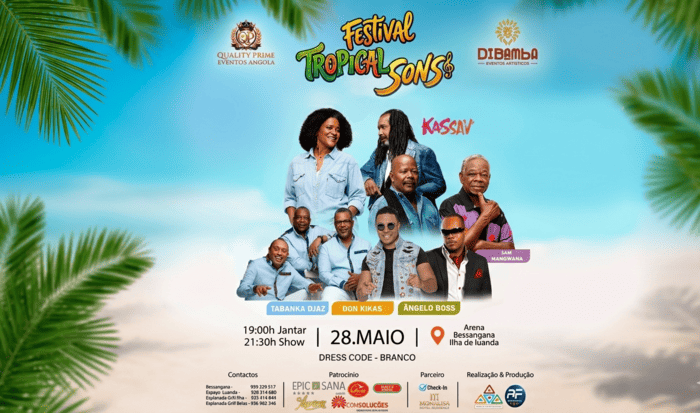 "Tropical Sons" junta Kassav, Don Kikas e Tabanka Djaz numa noite inesquecível em Luanda