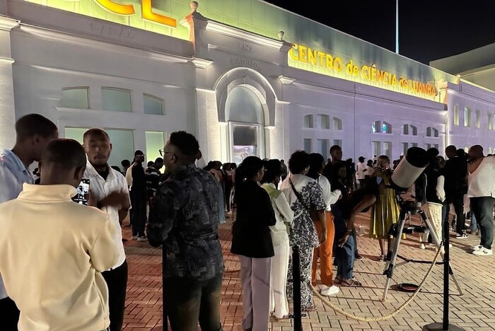 Centro de Ciência de Luanda promove noite de observação de Júpiter e experiência imersiva do Universo