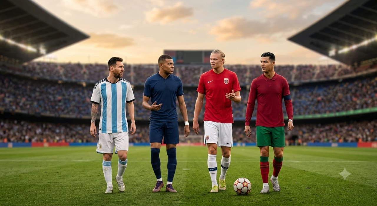 Messi, Mbappé, Haaland e Ronaldo: quem será o melhor marcador do Mundial 2026?