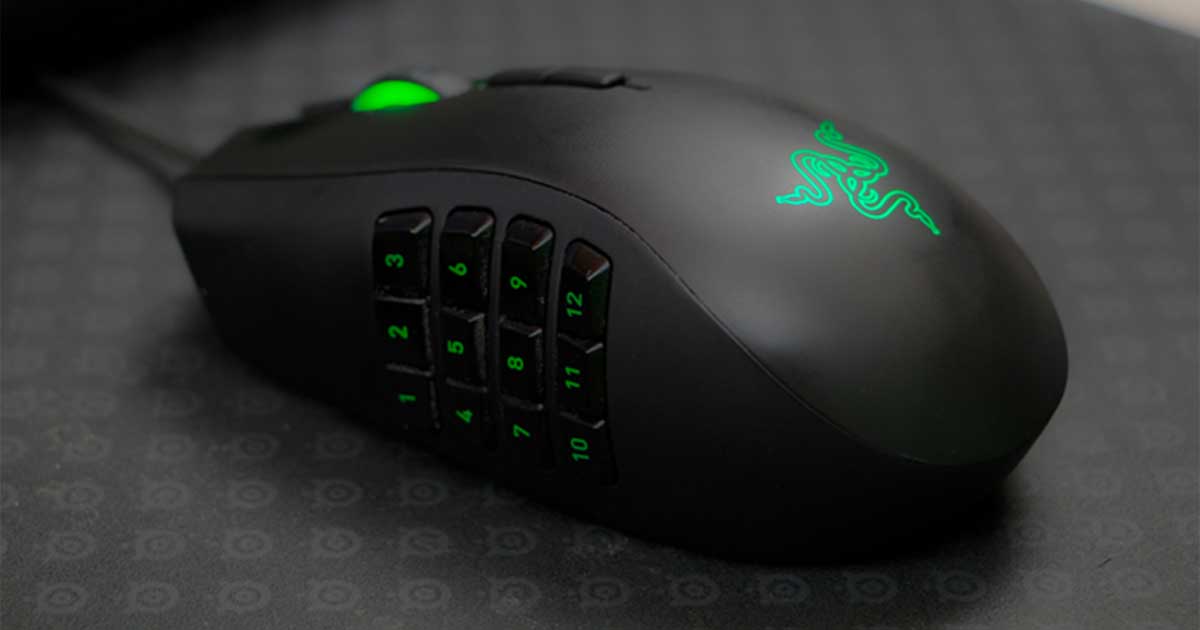 An image of a Razer Naga Chroma mouse.