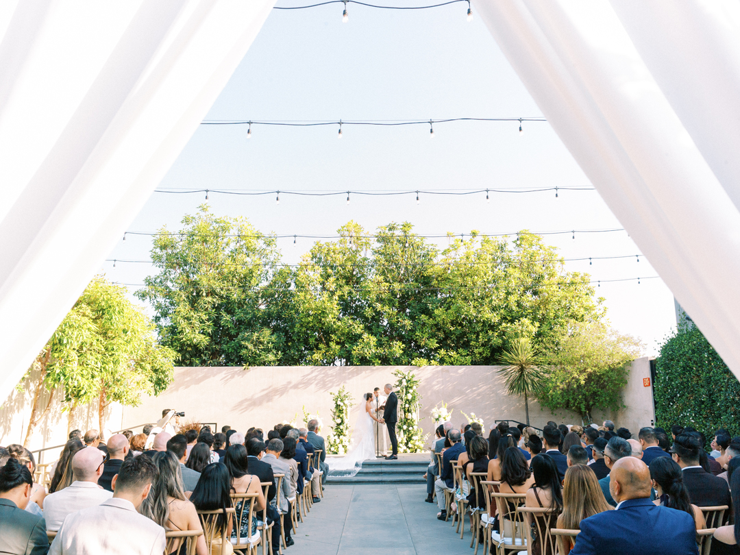 Japandi Style Wedding at Hangar 21 South | Jay's Catering