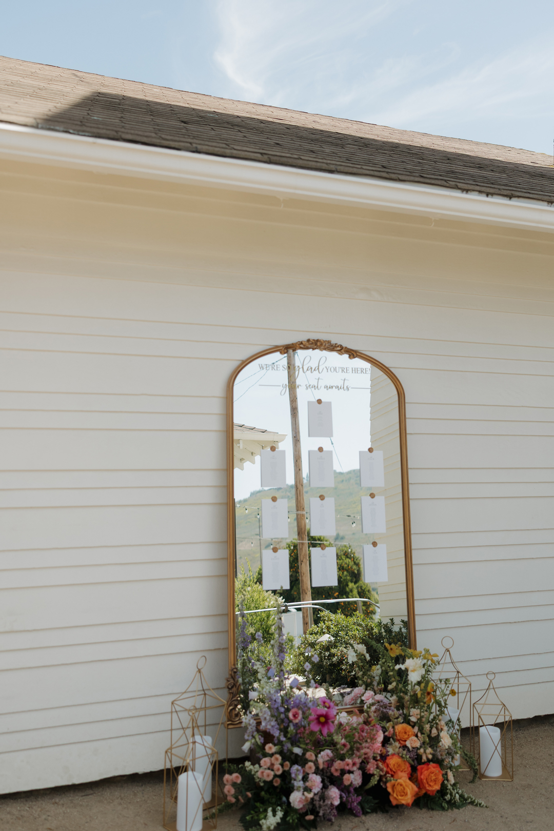 Mirror seating chart.