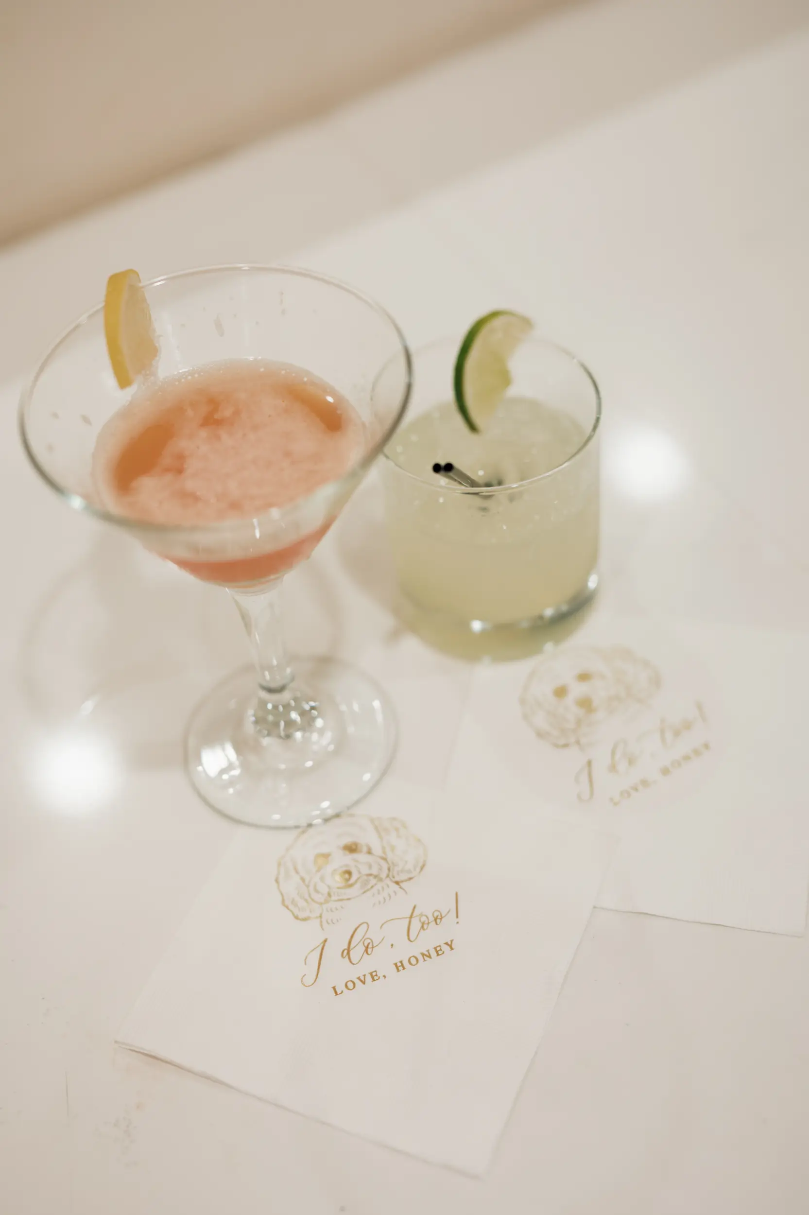 Wedding signature drinks.