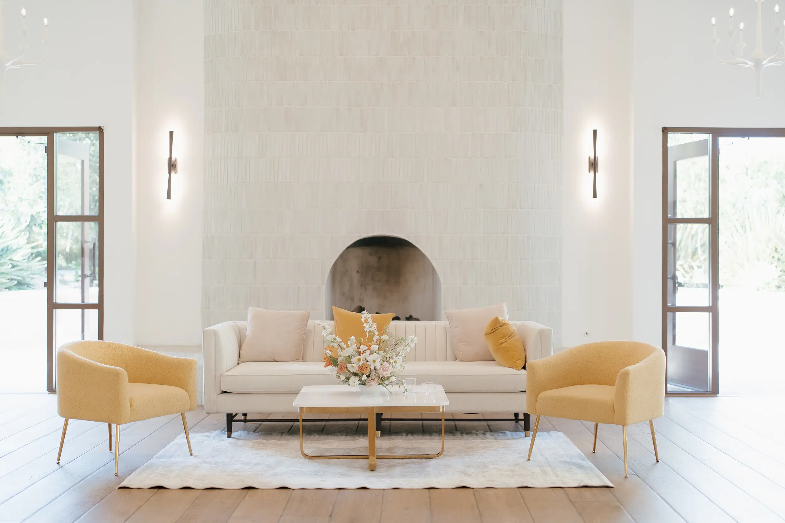 Wedding specialty rental lounge.
