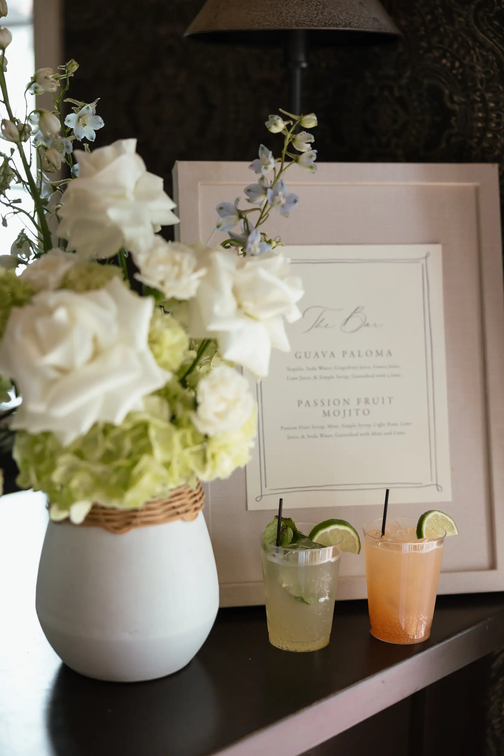 Signature drinks.