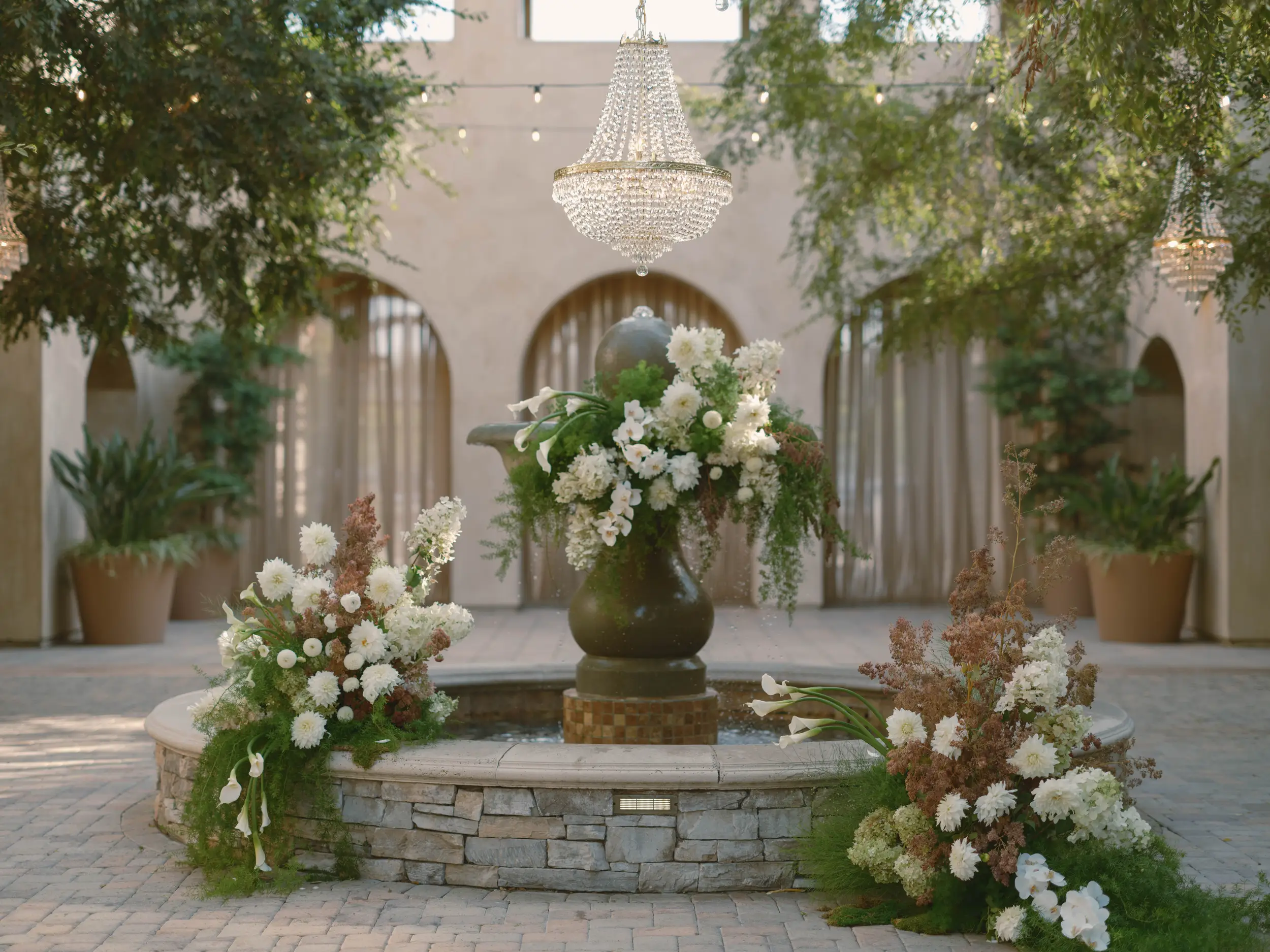 Serra Plaza fall wedding.