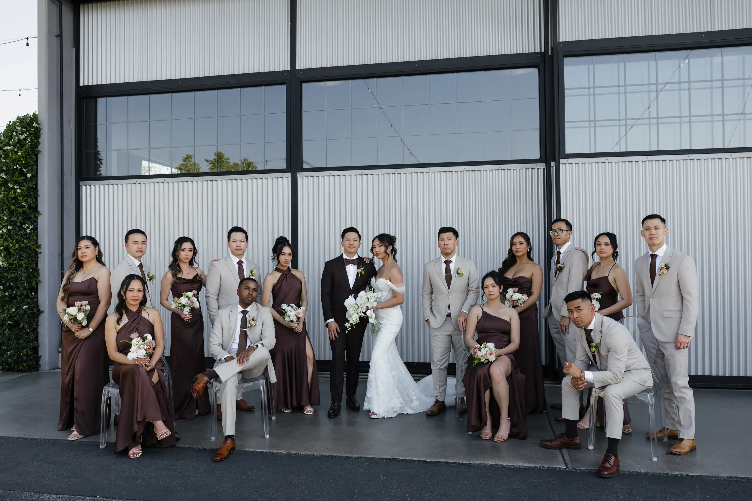 Wedding party photos.
