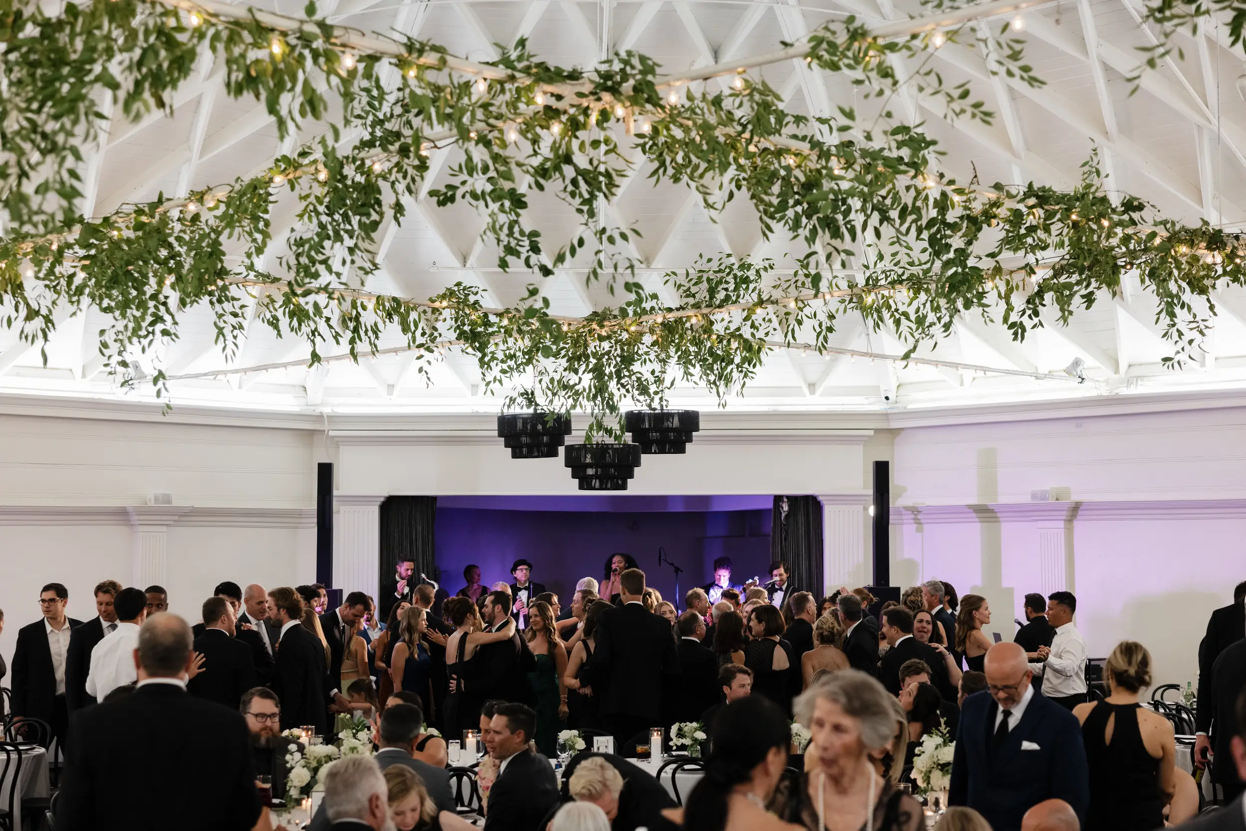 Black and white luxury wedding in Orange County, California