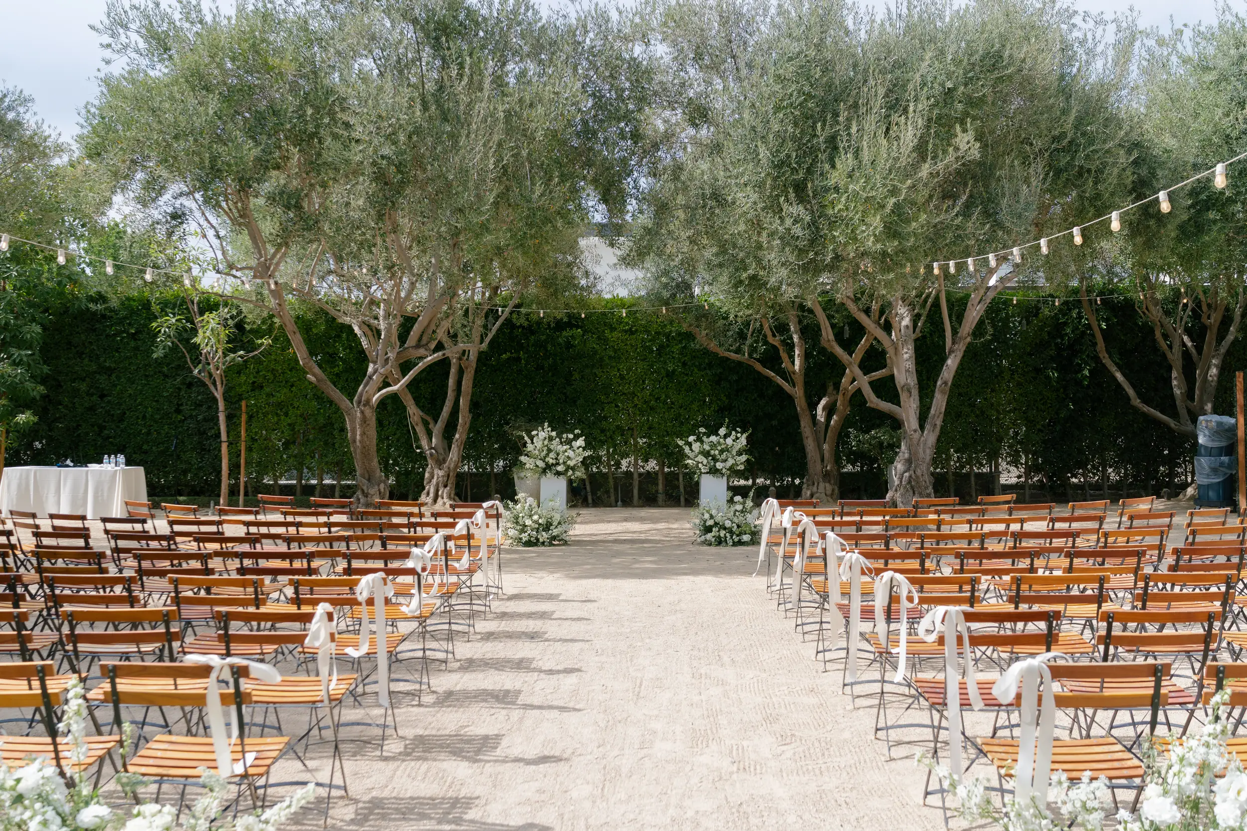 Classic White Floral Outdoor Wedding at Grand Gimeno in Orange County