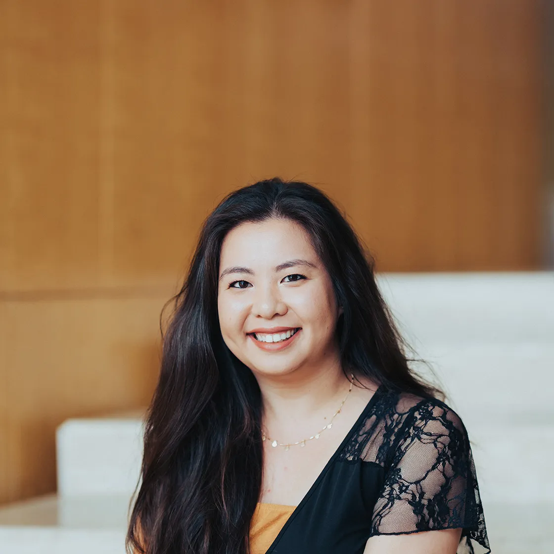 Portrait of Arielle Marte, Jay's Catering team member