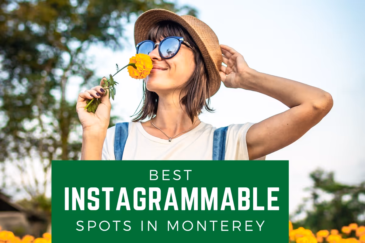 Girl posing for a photo while smelling a flower