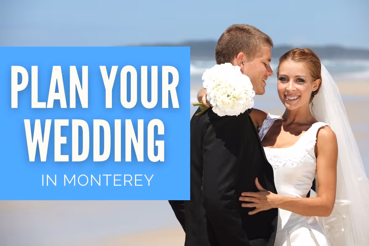 Married couple at the beach - Plan your Wedding in Monterey