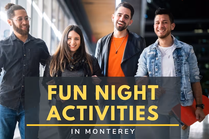 Fun Night Activities in Monterey - Friends hanging out at night