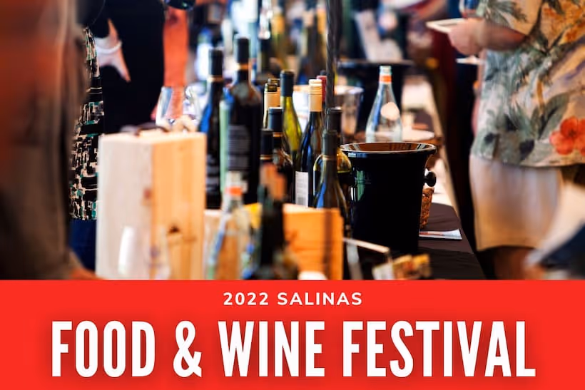 2022 Salinas Food & Wine Festival - Wine bottles